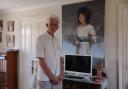 Dr Jim Swire at home with a picture of his beloved daughter Flora who was killed in the Lockerbie disaster in 1988