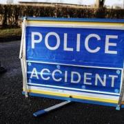 A road closure is in place following a collision at the Headless Cross roundabout