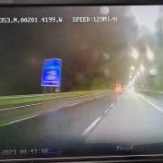 CAUGHT: Police caught a driver at 130mph