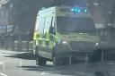 An ambulance was seen parked outside Gheluvelt Park yesterday (Sunday)