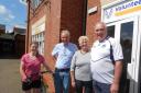 ENTHUSIASM: Volunteers (fromt left to right) Emily Foster-Phillips, Rob Fogarty, Sue Wathen and Murdo MacDonald, offer their time, skills and experience to help others in the Pershore area