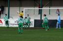 Action from Rovers v Biggleswade -Picture Claire Perry