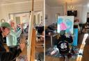 Artist Super Freak at Field House Residential Care Home in Hagley