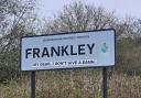 The altered Frankley road sign