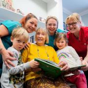 The team at Chandler Court have been bedtime stories with children from The Castle Nursery.