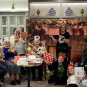 Kind-hearted care home residents get into the festive spirit