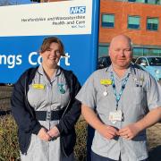 Ally Middleton, head of education and clinical development and Tom Challacombe, clinical practice development lead