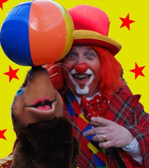 Clowning around: The National Clown Theatre is bringing its Circus Funshow to Bromsgrove this half term holiday. Ref:s