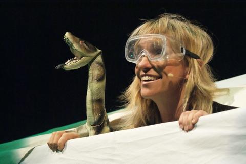Michaela Strachan in her touring show ‘Really Wild Adventures’