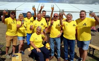 Worcester Beer Festival 2018 - The team from Speed The Plough in Tibberton.