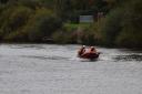 RESCUE: Family stuck in narrowboat on the River Severn.
