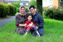 Fawzia, Parwiz and six-year-old Behishta