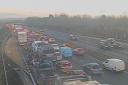 Live traffic updates as M5 north closes in Worcestershire after serious crash