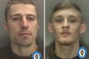Simon Graham (left) and Bailey McIlroy (right) were jailed for their involvement with firearms