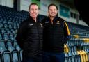 Worcester Warriors owners Jason Whittingham (left) and Colin Goldring (right) - Ryan Hiscott/JMP - 08/10/2019 - SPORT - Sixways Stadium - Worcester, England - Worcester Warriors Media Day.