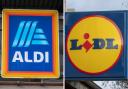 Aldi and Lidl store signs (PA/Canva)