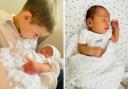 CHILDREN: Oscar Saxelby-Lee with his new brother Jacob Ray Saxelby-Lee
