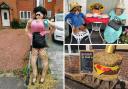 Some of the creative designs seen on display at Belbroughton Scarecrow Festival 2023