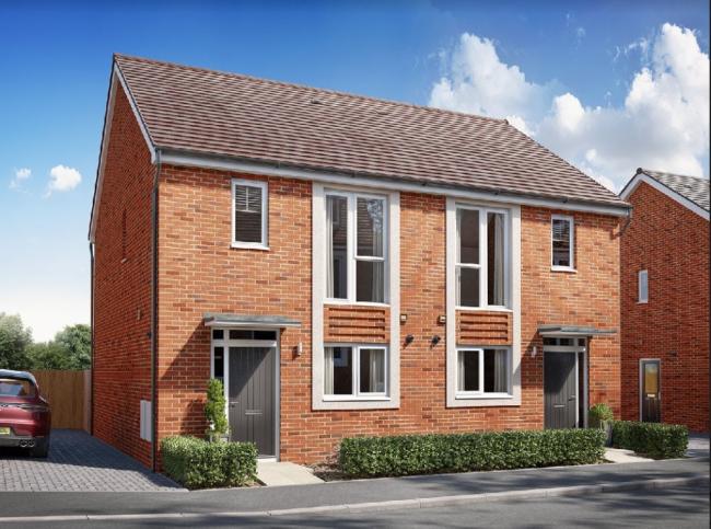 A CGI image of what the new homes in the second phase of the development will look like. Image: St Modwen.