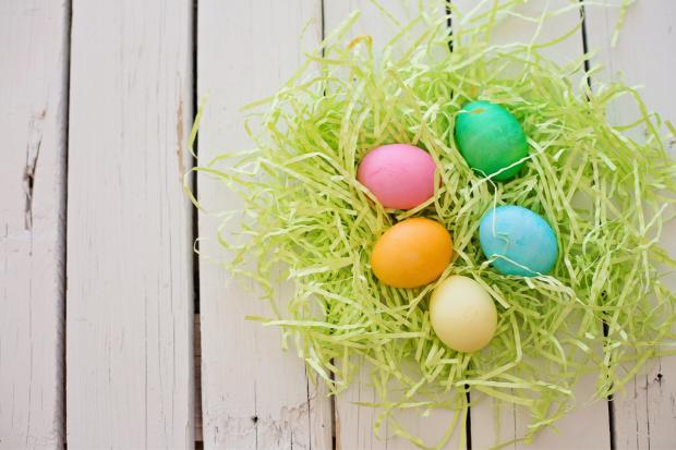 Bromsgrove Advertiser: Easter Eggs. Stock Image.