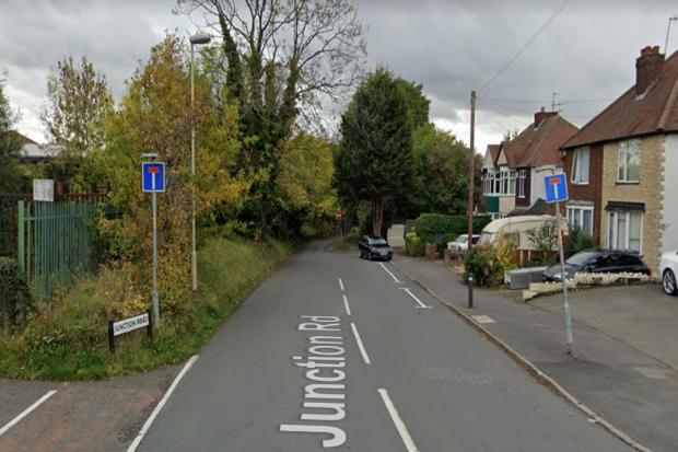 The woman was hit on Junction Road near the railway bridge (Pic: Google)