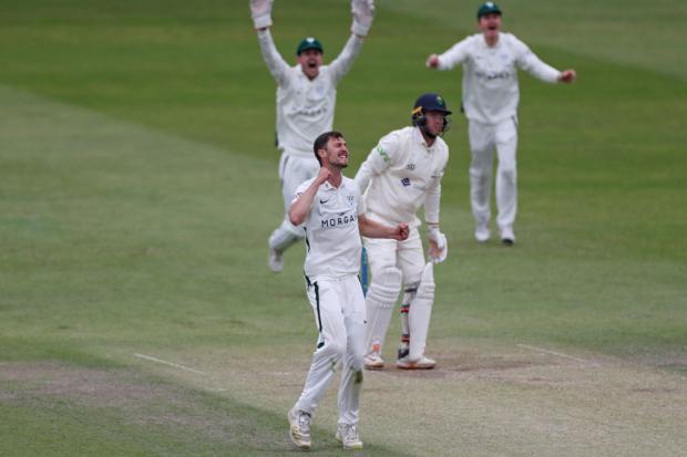 Agonising defeat for Worcestershire as Glamorgan get the runs needed to secure victory. Pic: WCCC
