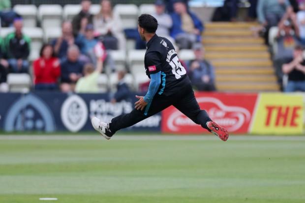 Worcestershire Rapids' Brett D'Oliveira was in inspired form.