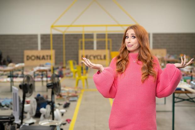 Apply to be on the next series of BBC show Sort Your Life Out with Stacey Solomon. Picture: PA Photo/BBC/Optomen/James Stack