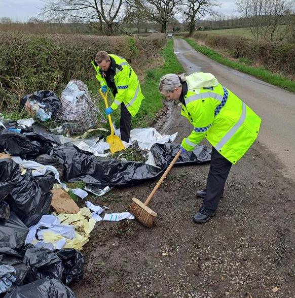 Fly-tipped waste dumped in Watery Lane, Alvechurch | Bromsgrove Advertiser 