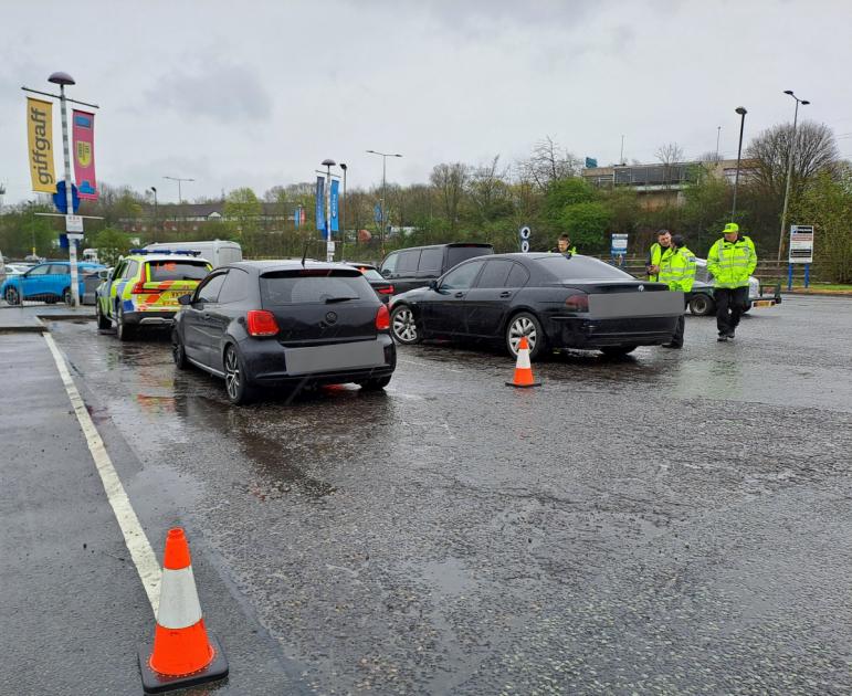 Frankley Services: Police stop cars in fatal four crackdown | Bromsgrove Advertiser 