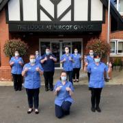 Staff at Burcot Lodge Care Home