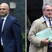 (left) MP Sajid Javid and (right) Owen Paterson.