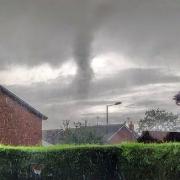 A tornado was spotted in Bromsgrove on September 8.