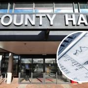 STRUGGLING: Worcestershire County Council is already facing a £13 million gap in its budget this year and has blamed inflation and rising costs - particularly in adult and children's care - for the authority's financial woes