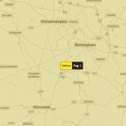 A yellow weather warning has been issued for Worcestershire.