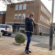 JAILED: Peter Ruth pictured outside Worcester Magistrates Court earlier this year