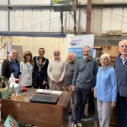 Cllr Ammar announced Age UK Bromsgrove, Redditch and Wyre Forest as her civic charity at Bromsgrove Men in Sheds
