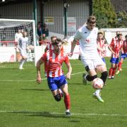 Callum King-Harmes in action for Bromsgrove Sporting. Picture: Chris Jepson