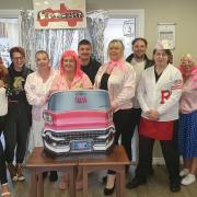 The team at Chandler Court threw a Grease themed party to remember