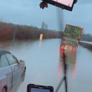FLOODED: Eckington Bridge has flooded