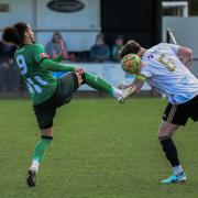 Action from Bromsgrove Sporting's defeat at Coalville