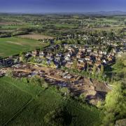 The development site off Western Road in Hagley where Cameron Homes is building 26 new homes