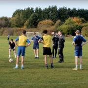 Training at Heart of Worcestershire College’s Football Academy