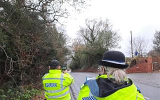 Police conducted a speed watch along the Stourbridge Road