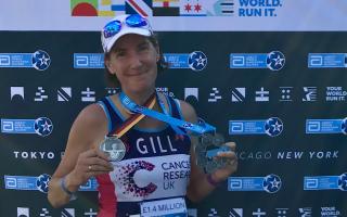 Gill Punt at the Berlin Marathon 2023